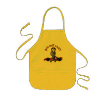 Light Race Car Driver Girl Apron
