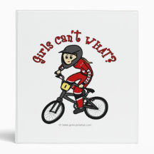 Light Red Girls BMX Binders