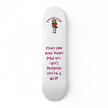 Light Red Girls Football Skateboard