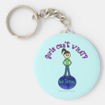 Light Rule The World Girl Key Chain