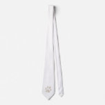Light Sepia Halftone Paw Print ties