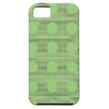 Light Shade Green Dot Theme iPhone 5 Covers