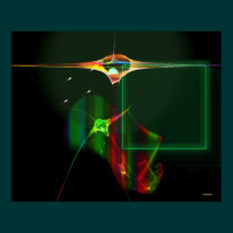 Light Ships At Zeta Reticuli posters