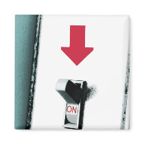 Light Switch Fridge Magnet