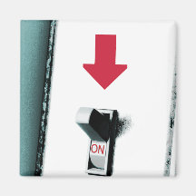 Light Switch Fridge Magnet