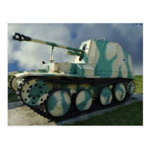 Light tank postcard