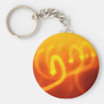 Light trails abstract Keychain