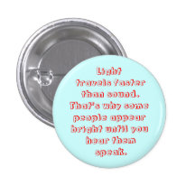 "light travels faster..." flair button
