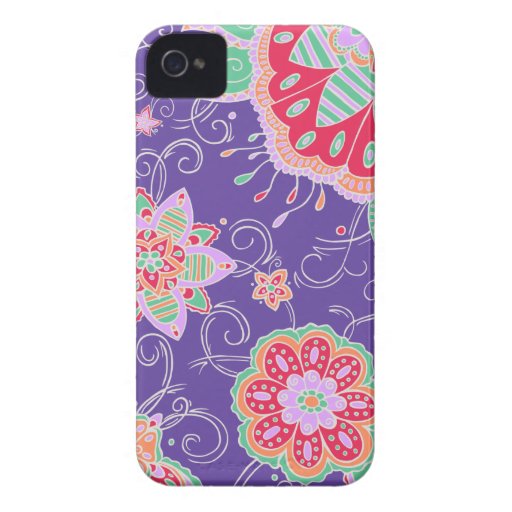 Light Tropical Floral Case-Mate iPhone 4 Case