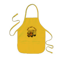 Light Trucker Girl Aprons
