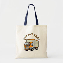 Light Trucker Girl Tote Bag