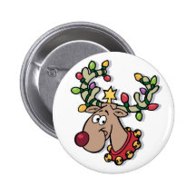 Light-Up Rudolph Buttons