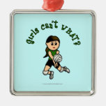 Light Volleyball in Green Christmas Tree Ornament