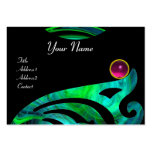 LIGHT VORTEX AMETHYST pink blue green black yellow Business Card Templates