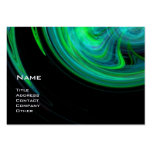 LIGHT VORTEX - blue green black yellow Business Card Template