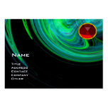 LIGHT VORTEX  RUBY- blue green black red Business Cards