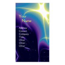 LIGHT WAVES MONOGRAM BUSINESS CARD TEMPLATES