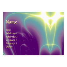 LIGHT WAVES, Violet,Purple,Turquase Blue Business Card Templates