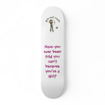 Light Woman Archery in Camouflage Skate Board Deck