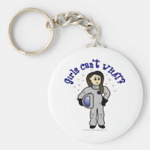 Light Woman Astronaut Key Chain