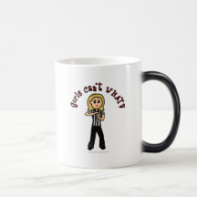 Light Woman Referee Coffee Mug