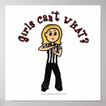 Light Woman Referee Print