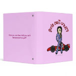 Light Womens Auto Racing Binder