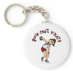 Light Womens Discus Keychain