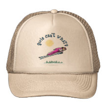 Light Women's Ski Jumping Trucker Hats