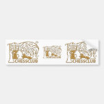 Light Wood Grain Bumper Sticker