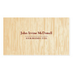 Light  Wood Texture Business Card business cards