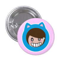 lightblue pinback button