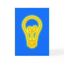 Lightbulb Greeting Card