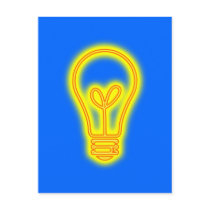 Lightbulb Postcard