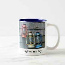Lighten my day coffee mug