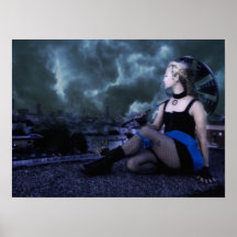 Lightening Storm Print