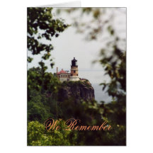 Lighthouse1, We Remember Greeting Card