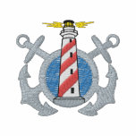 Lighthouse and Anchors embroidered shirts