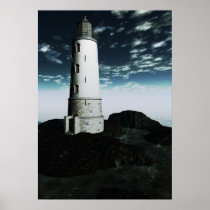 Lighthouse at Blackrock Point Print