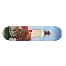 Lighthouse at Sandy Hook Skate Board Deck