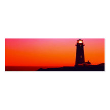 LIGHTHOUSE BOOKMARK BUSINESS CARD TEMPLATE