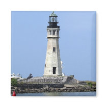 Lighthouse - Buffalo, New York Fridge Magnet