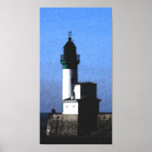 Lighthouse Fresco Print
