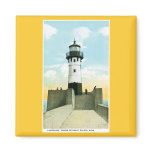 Lighthouse, Harbour Entrance, Duluth, Minnesota magnets