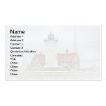 Lighthouse in Snow Business Card