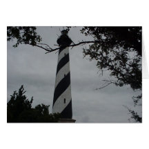 "Lighthouse In The Trees" Card