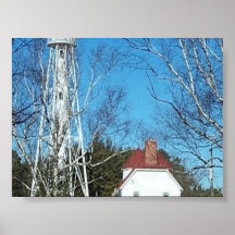 Lighthouse - Lake Michigan Poster