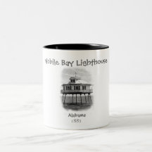 Lighthouse- Mobile Bay, Ala. Coffee Mugs