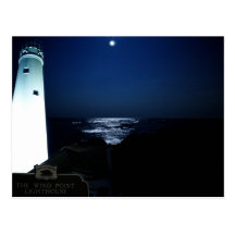 Lighthouse Moonlight - "Let Me Be Your Light" Post Cards