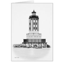 lighthouse note card